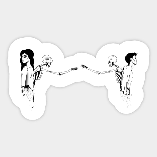 Til’ Death Due Us Part Sticker by Pancake10